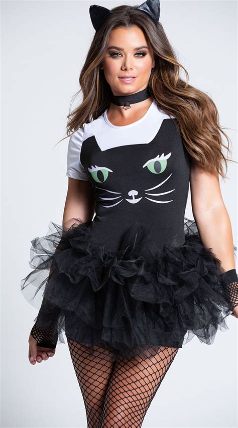 sexy kitty outfit|Kitty Costume Adult .